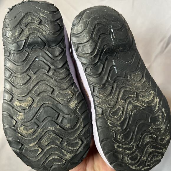 GIRLS BOGS PINK PURPLE RUBBER RAIN BOOTS, Toddler 8 5-3/4” Foot Length - Picture 8 of 11